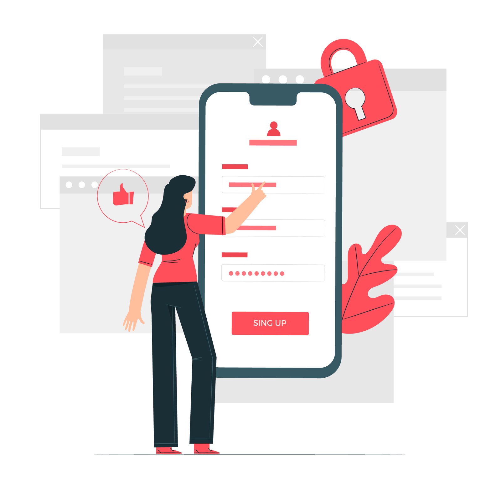 Ilustrasi Lupa Password